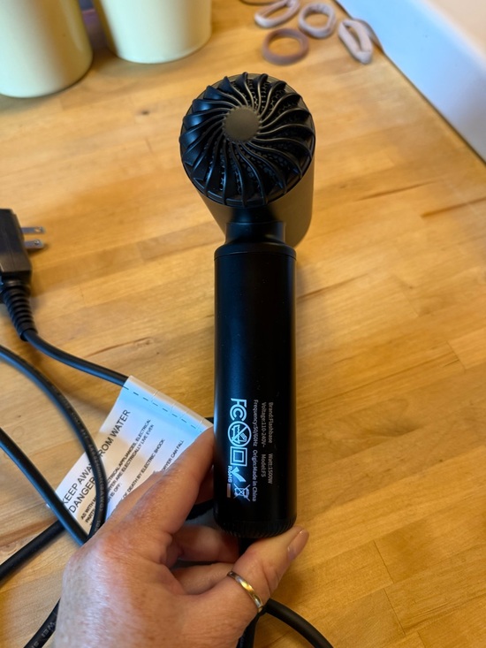 Flashbase Travel Hair Dryer dual voltage (110–240V) black main image 6